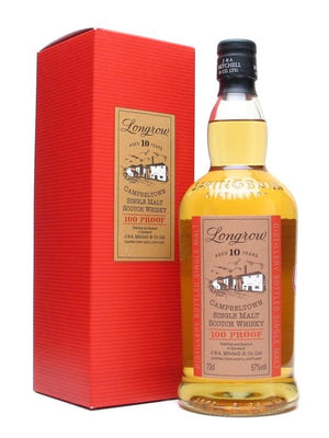 Longrow 10 Year Old 100 Proof Campbeltown Single Malt Scotch Whisky | 700ML at CaskCartel.com