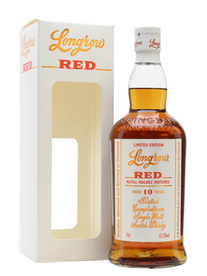 Longrow Red Refill Malbec Cask Finish 10 Year Old Whisky | 700ML at CaskCartel.com