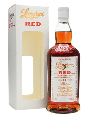 Longrow Red Limited Edition 11 Year Old Port Cask Single Malt Scotch Whisky - CaskCartel.com