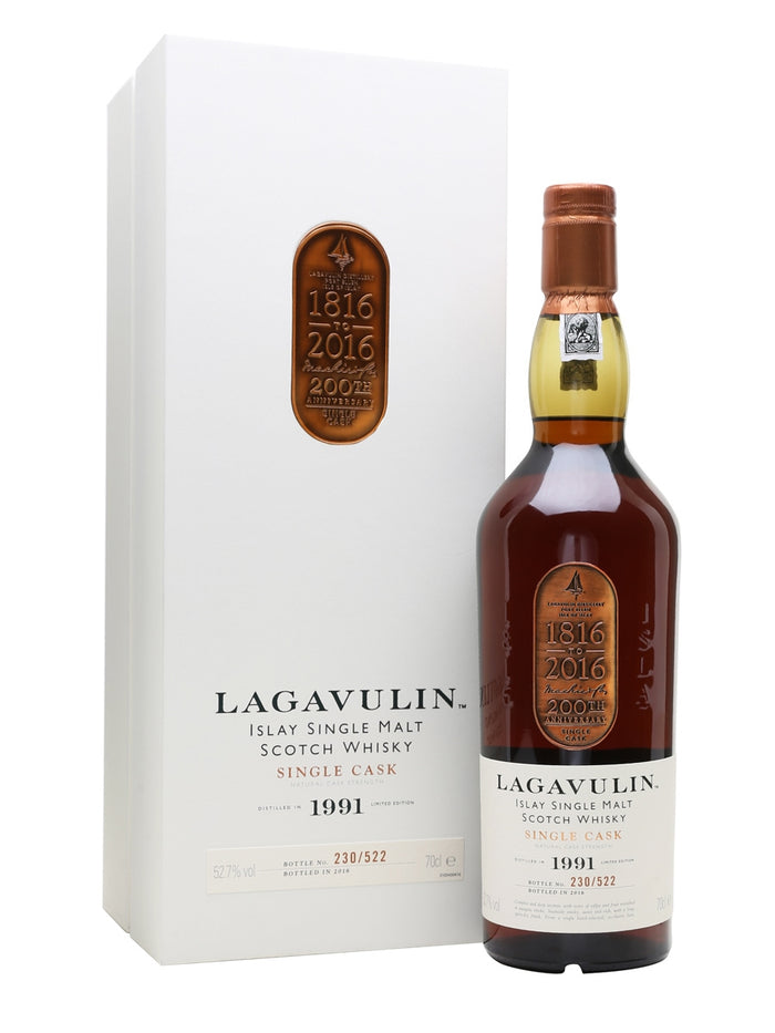Lagavulin 1991 200th Anniversary Charity Bottling Islay Single Malt Scotch Whisky | 700ML