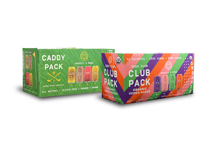 Lifted Libations Club Pack & Caddy Pack | Combo Variety Pack (16) Cans