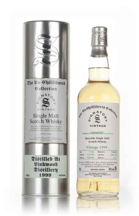Linkwood 17 Year Old 1999 (casks 6169 & 6172) - Un-Chillfiltered Collection (Signatory) Scotch Whisky | 700ML at CaskCartel.com