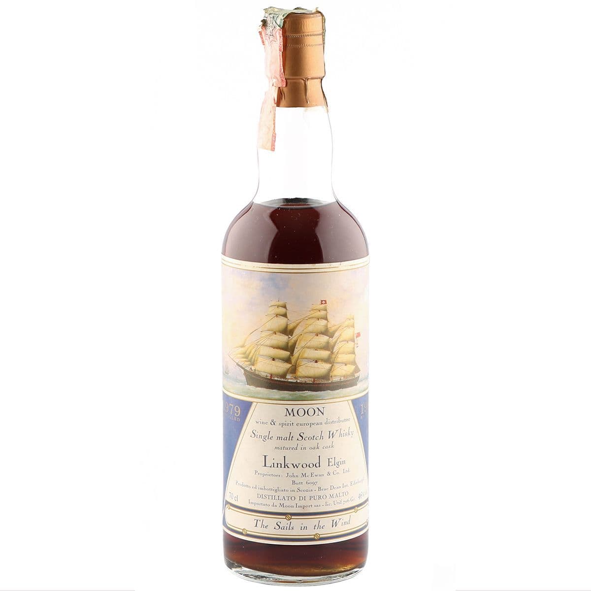 Linkwood 1979 (Bottled 1993) Moon Import The Sails In the Wind Scotch Whisky | 700ML at CaskCartel.com