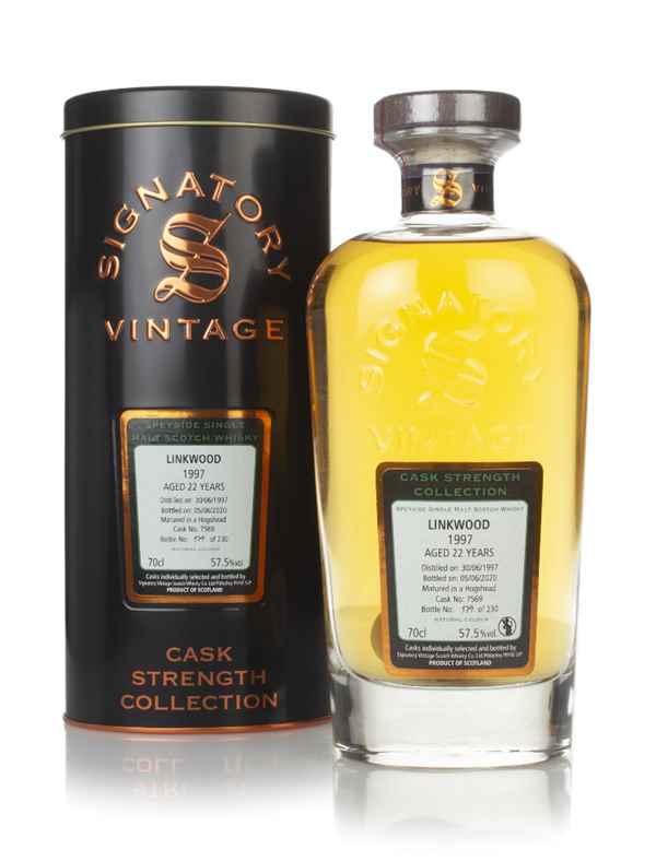 Linkwood 22 Year Old 1997 (cask 7569) - Cask Strength Collection (Signatory) Scotch Whisky | 700ML