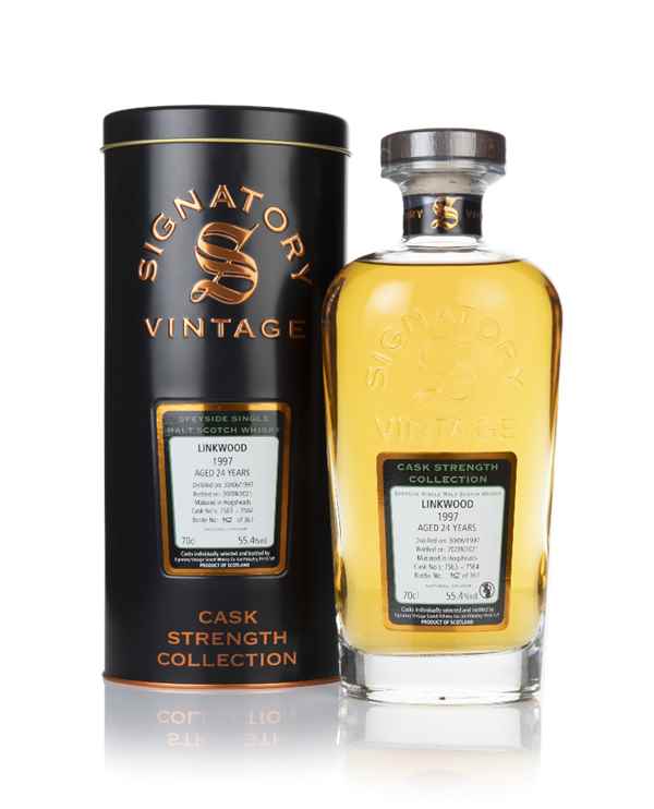 Linkwood 24 Year Old 1997 (cask 7563 & 7564) - Cask Strength Collection (Signatory) Scotch Whisky | 700ML