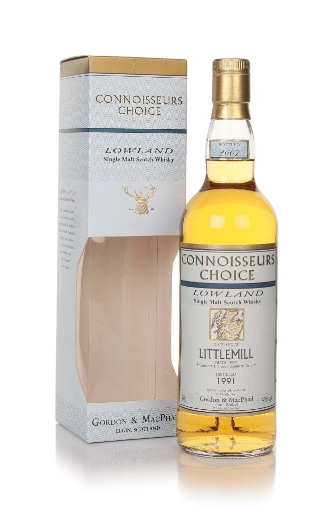 Littlemill 1991 (Bottled 2007) - Connoisseurs Choice (Gordon & MacPhail) Scotch Whisky | 700ML