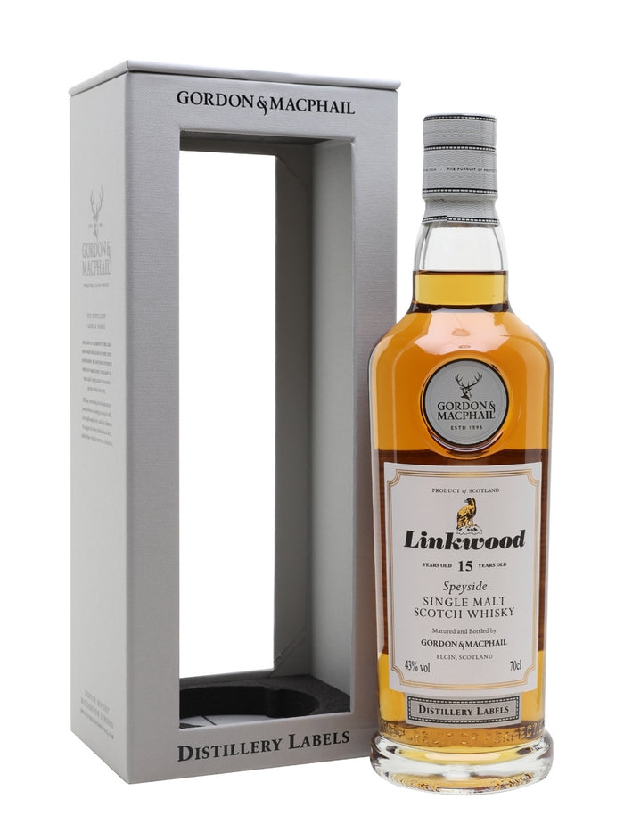 Linkwood 15 Year Old Gordon & MacPhail Distillery Labels Speyside Single Malt Scotch Whisky | 700ML
