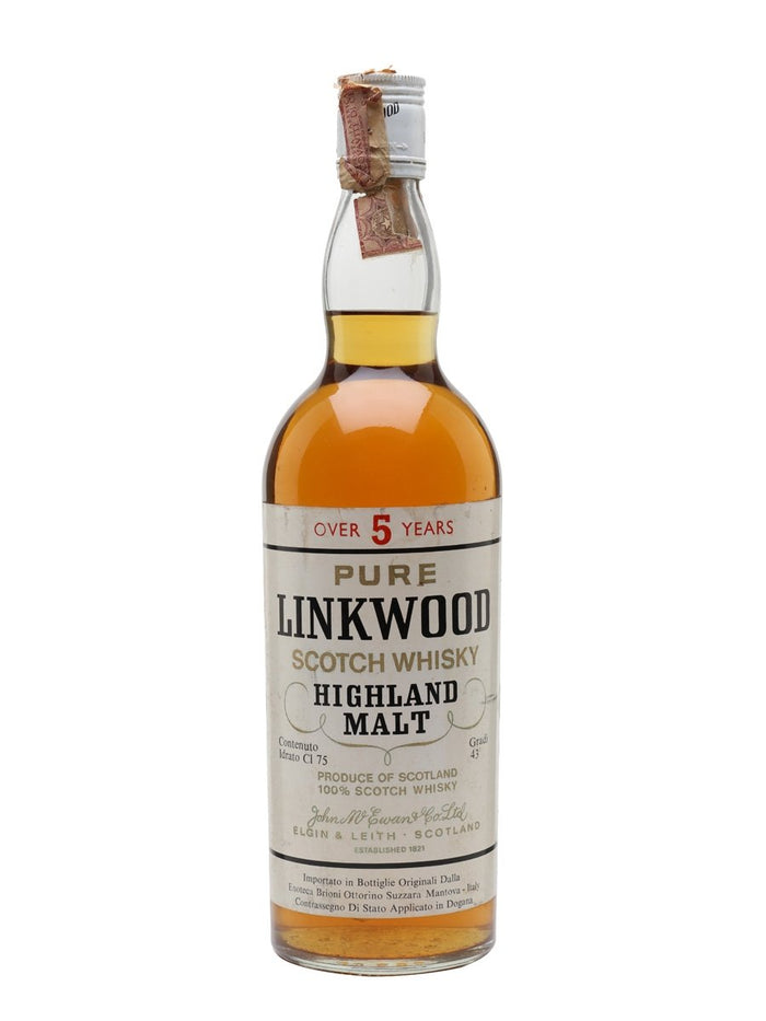Linkwood 5 Year Old Bot.1970s Speyside Single Malt Scotch Whisky
