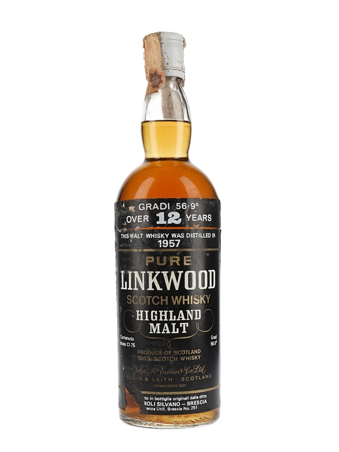 Linkwood 1957 Over 12 Year Old Samaroli Speyside Single Malt Scotch Whisky