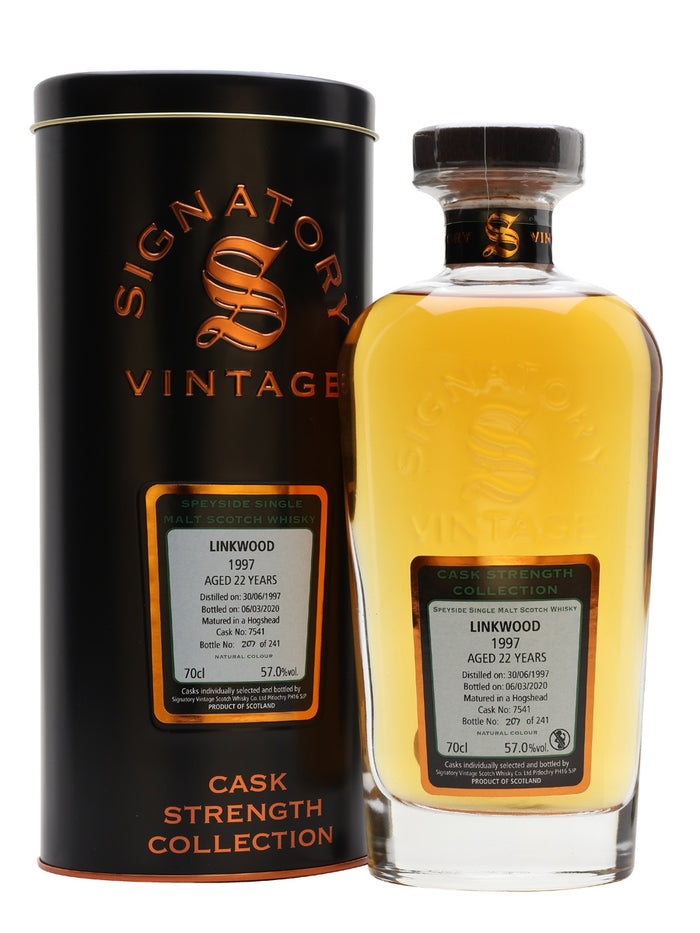Linkwood 1997 22 Year Old Signatory Speyside Single Malt Scotch Whisky | 700ML
