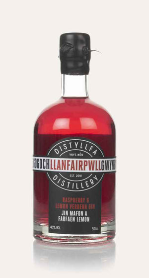 Llanfairpwll Distillery Raspberry & Lemon Verbena Gin | 500ML at CaskCartel.com