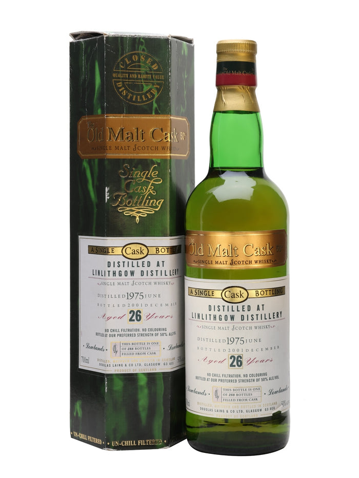 Linlithgow 1975 26 Year Old Old Malt Cask Lowland Single Malt Scotch Whisky | 700ML
