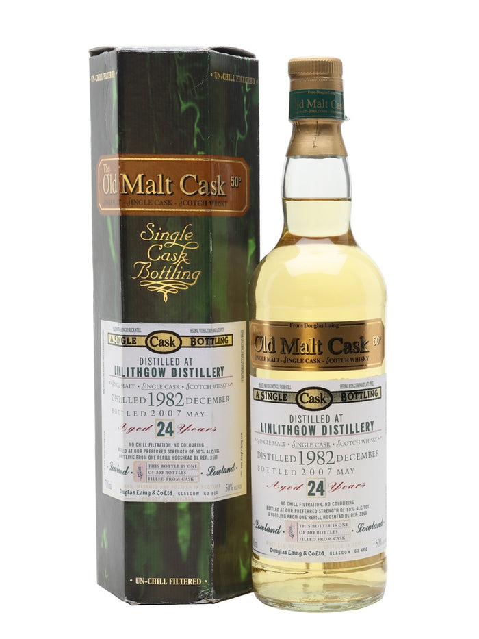 Linlithgow 1982 24 Year Old Old Malt CaskLowland Single Malt Scotch Whisky | 700ML