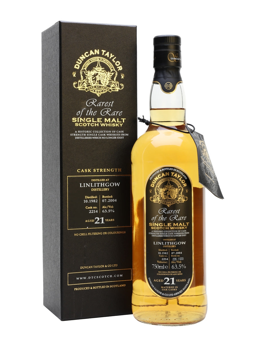 Linlithgow 1982 21 Year Old Duncan Taylor Lowland Single Malt Scotch Whisky | 700ML at CaskCartel.com
