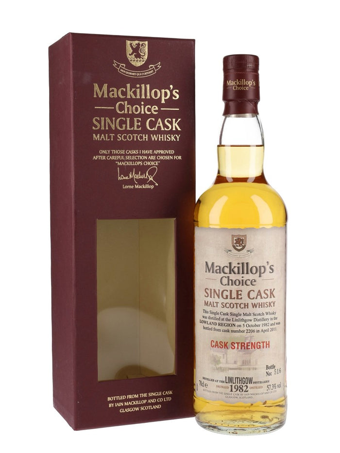 Linlithgow 1982 28 Year Old Mackillop's Choice Lowland Single Malt Scotch Whisky | 700ML