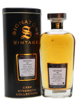Linlithgow 1982 28 Year Old Signatory Lowland Single Malt Scotch Whisky | 700ML at CaskCartel.com