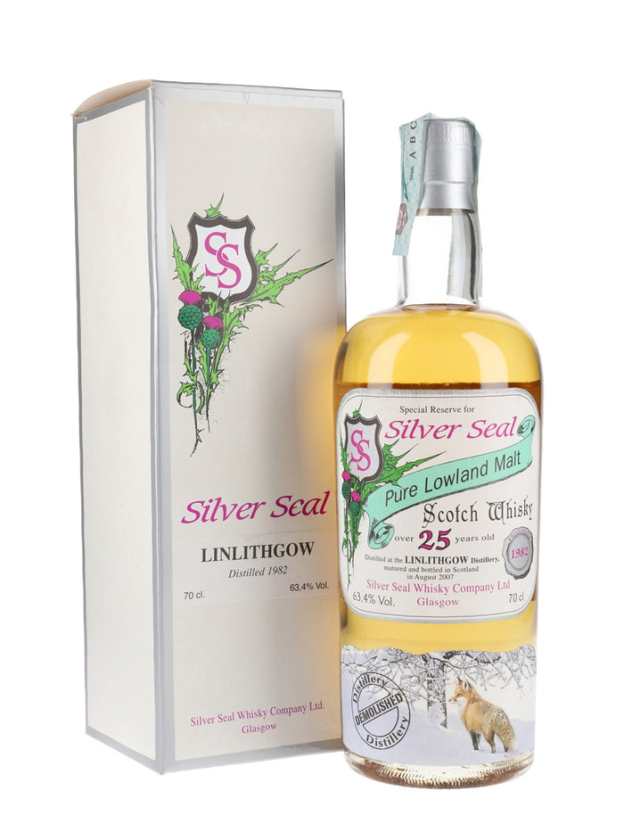 Linlithgow 1982 25 Year Old Silver Seal Lowland Single Malt Scotch Whisky | 700ML