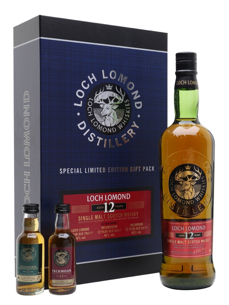 BUY] Loch Lomond 12 Year Old Gift Set Highland Single Malt Scotch Whisky |  700ML at