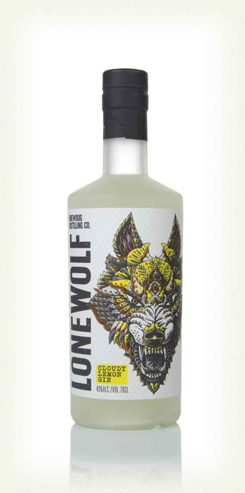 LoneWolf Cloudy Lemon Gin | 700ML at CaskCartel.com