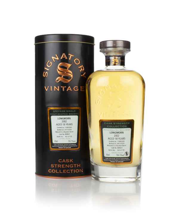 Longmorn 18 Year Old 2002 (cask 800625) - Cask Strength Collection (Signatory) Scotch Whisky | 700ML