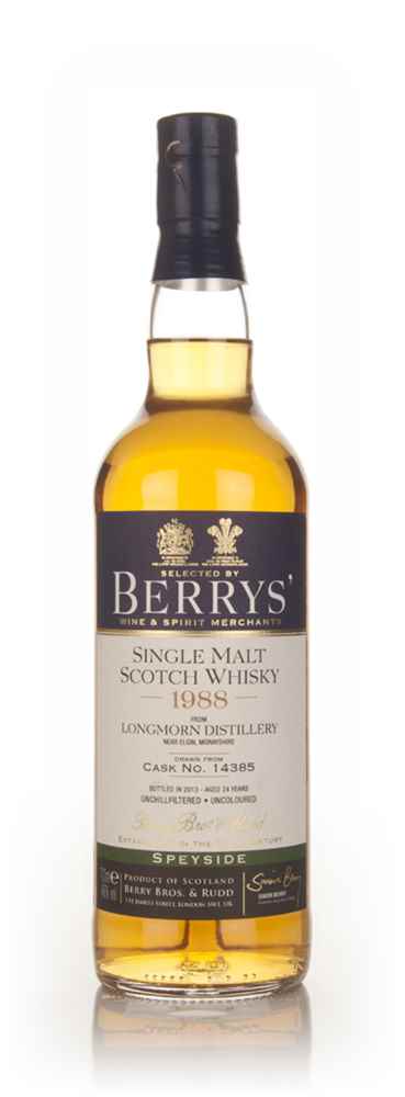 Longmorn 24 Year Old 1988 (cask 14385) - (Berry Bros. & Rudd) Scotch Whisky | 700ML