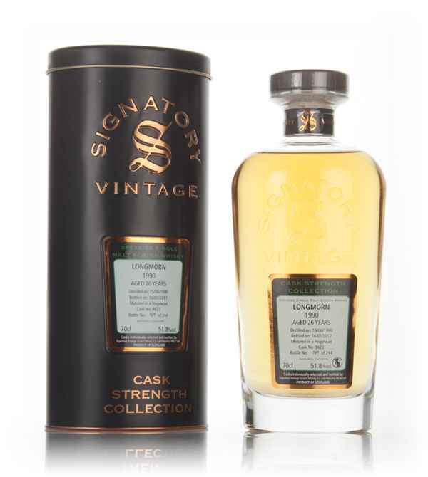 Longmorn 26 Year Old 1990 (cask 8623) - Cask Strength Collection (Signatory) Scotch Whisky | 700ML at CaskCartel.com