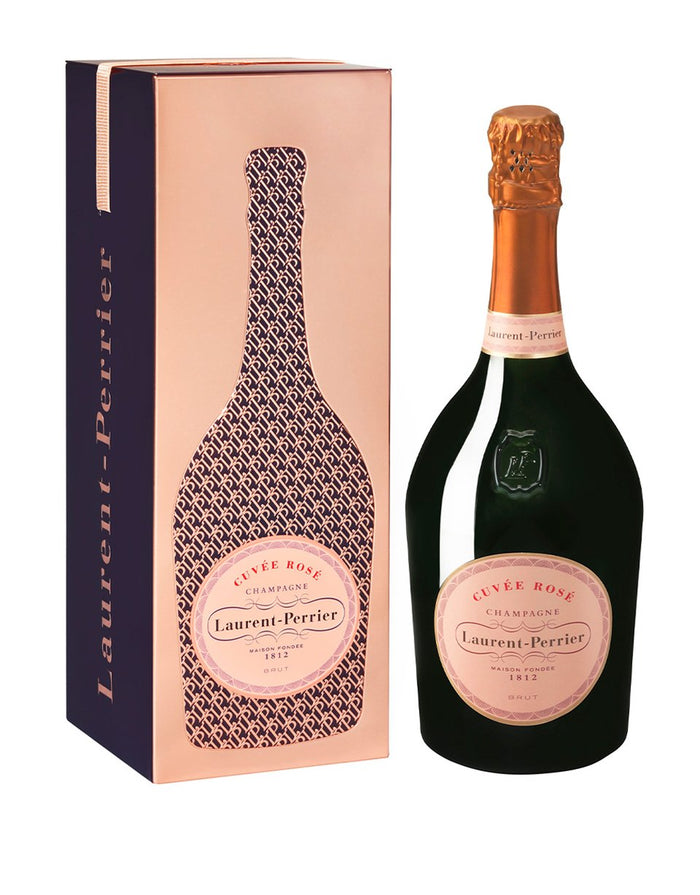 Laurent Perrier Cuvee Rose Brut with Silhouette Tin Champagne
