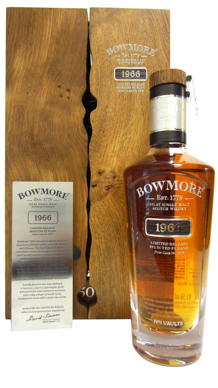Bowmore 1966 50 Year Old Scotch Whisky