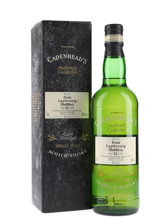 Laphroaig 1984 12 Year Old Cadenhead's Islay Single Malt Scotch Whisky | 700ML