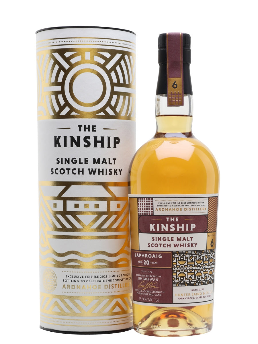 Laphroaig 1998 20 Year Old The Kinship Islay Single Malt Scotch Whisky | 700ML at CaskCartel.com