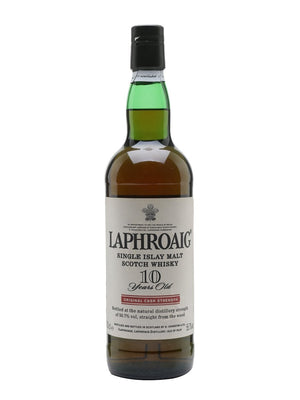 Laphroaig 10 Year Old Cask Strength Islay Single Malt Scotch Whisky | 700ML at CaskCartel.com