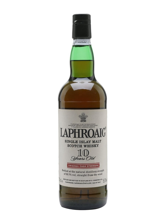 Laphroaig 10 Year Old Cask Strength Islay Single Malt Scotch Whisky | 700ML