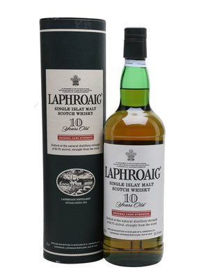 Laphroaig 10 Year Old Cask Strength islay Single Malt Scotch Whisky | 700ML at CaskCartel.com