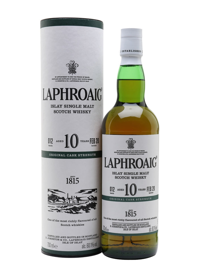 Laphroaig 10 Year Old Cask Strength Batch 012 Bot.2020 Islay Single Malt Scotch Whisky | 700ML