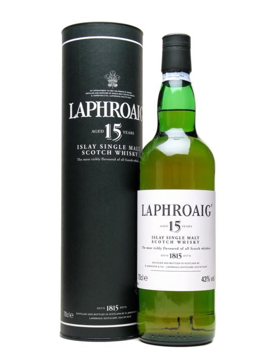 Laphroaig 15 Year Old Islay Single Malt Scotch Whisky | 700ML at CaskCartel.com