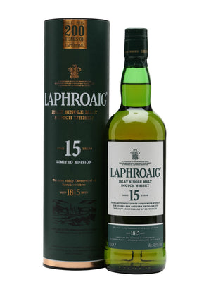 Laphroaig 15 Year Old 200th Anniversary Islay Single Malt Scotch Whisky | 700ML at CaskCartel.com