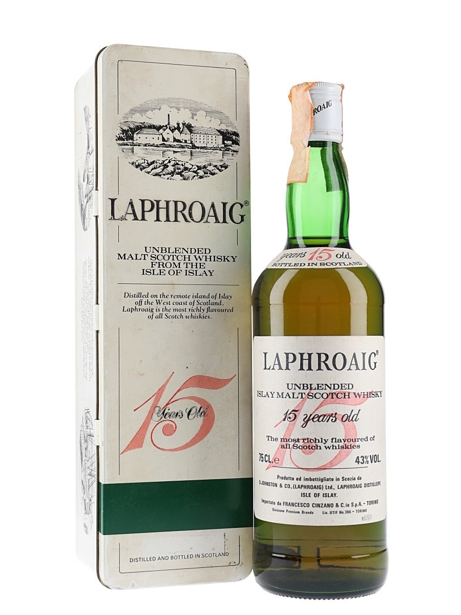 Laphroaig 15年ウイスキー 750ml BUY] Laphroaig 15 Year Old Unblended Islay Malt (Bottled for
