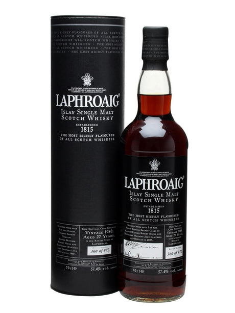 Laphroaig 1980 27 Year Old Sherry Cask Islay Single Malt Scotch Whisky | 700ML at CaskCartel.com