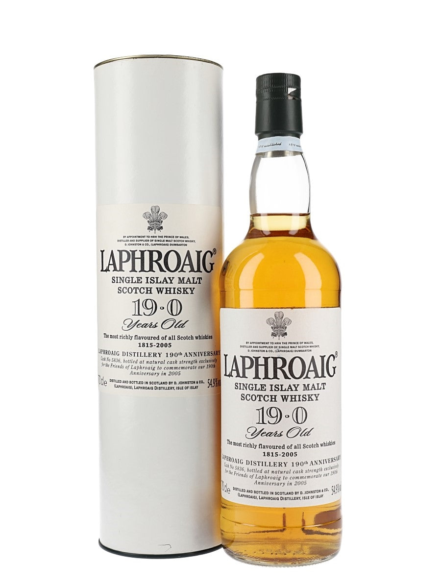 Laphroaig 19 Year Old 190th Anniversary Islay Single Malt Scotch Whisky | 700ML at CaskCartel.com