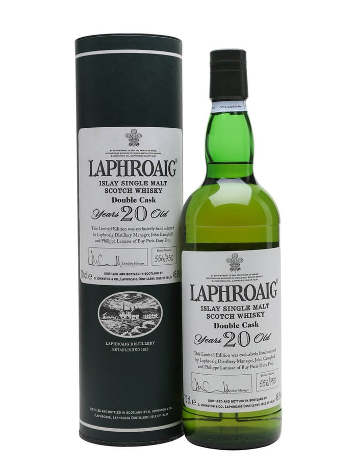 Laphroaig 20 Year Old Double Cask, Limited Edition Scotch Whisky | 700ML