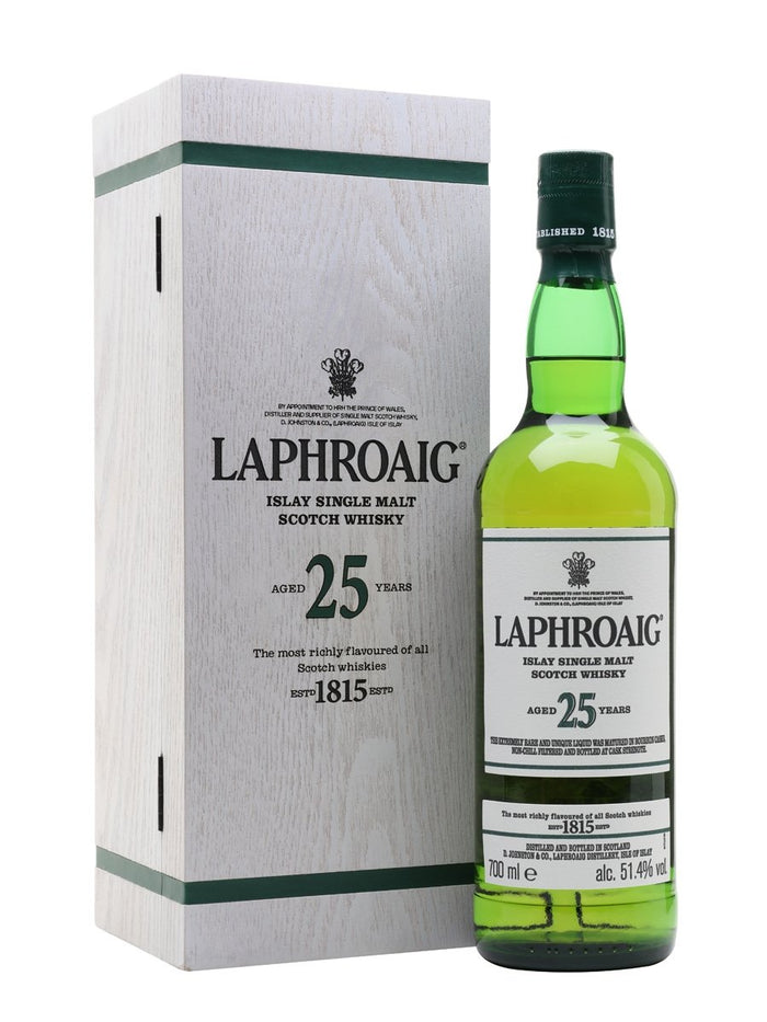 Laphroaig 25 Year Old Cask Strength Bot.2019 Islay Single Malt Scotch Whisky | 700ML