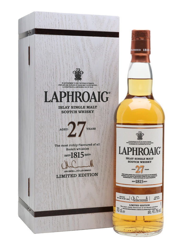 Laphroaig 27 Year Old Bot.2017 Islay Single Malt Scotch Whisky | 700ML
