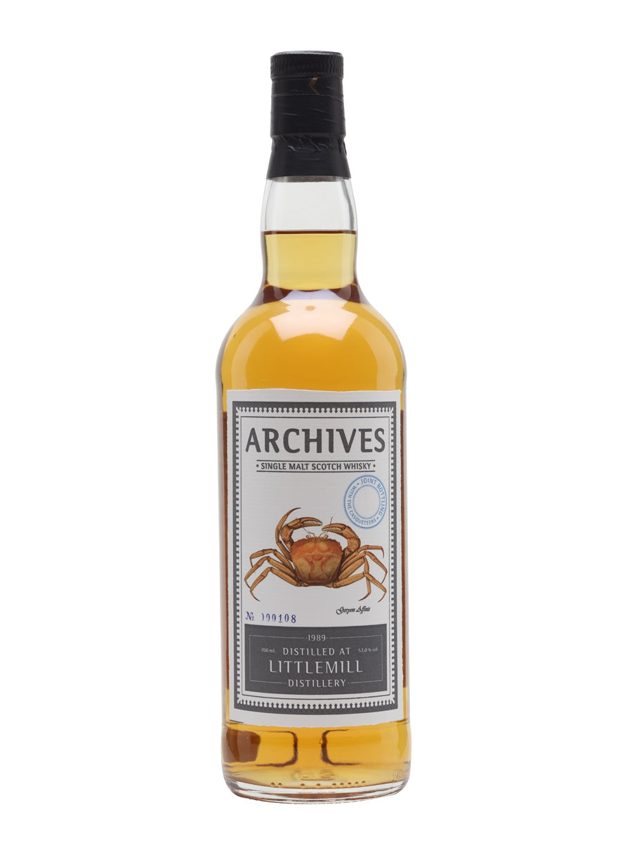 Littlemill 1989 24 Year Old Archives Lowland Single Malt Scotch Whisky | 700ML at CaskCartel.com