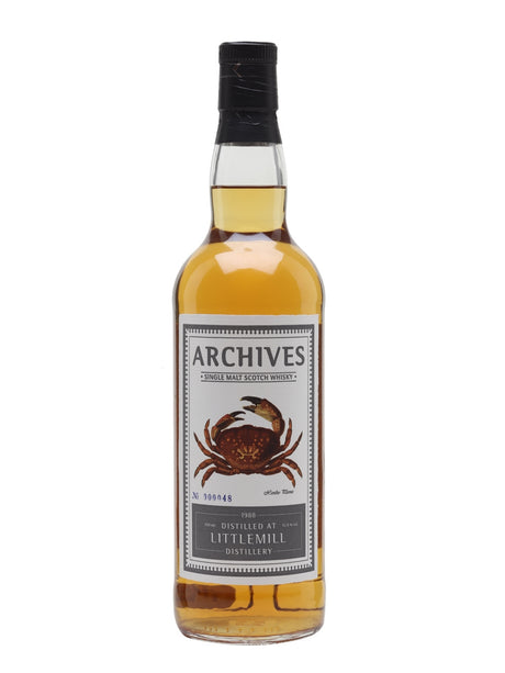 Littlemill 1988 25 Year Old Archives Lowland Single Malt Scotch Whisky | 700ML at CaskCartel.com