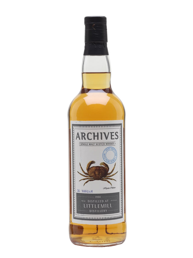 Littlemill 1990 23 Year Old Archives Lowland Single Malt Scotch Whisky | 700ML at CaskCartel.com