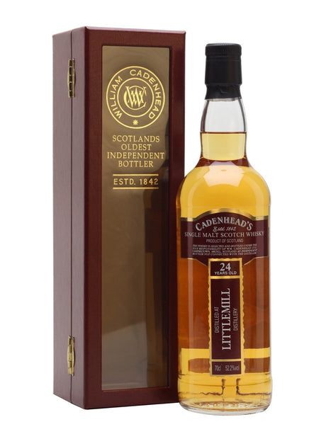 Littlemill 1992 24 Year Old Cadenhead's Lowland Single Malt Scotch Whisky | 700ML at CaskCartel.com