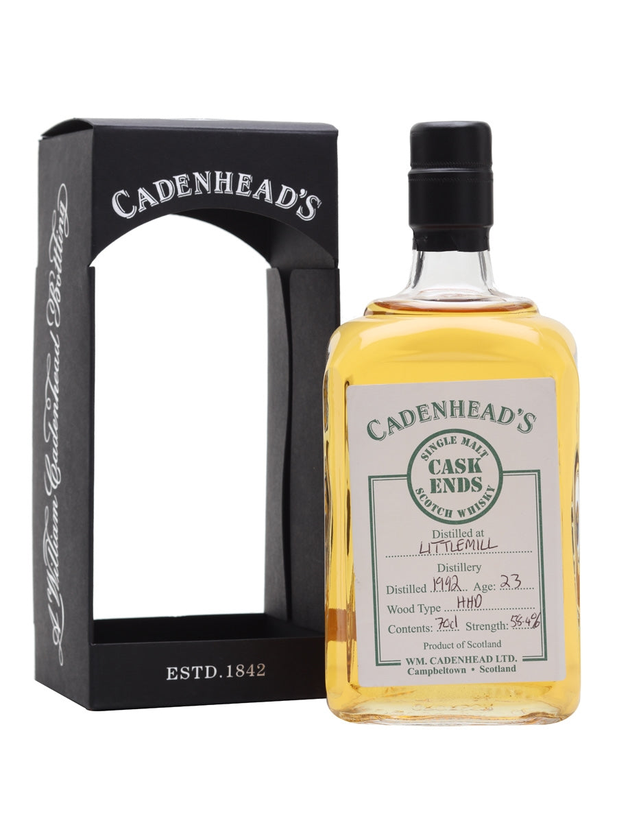 Littlemill 1992 23 Year Old Cadenhead's Lowland Single Malt Scotch Whisky | 700ML at CaskCartel.com