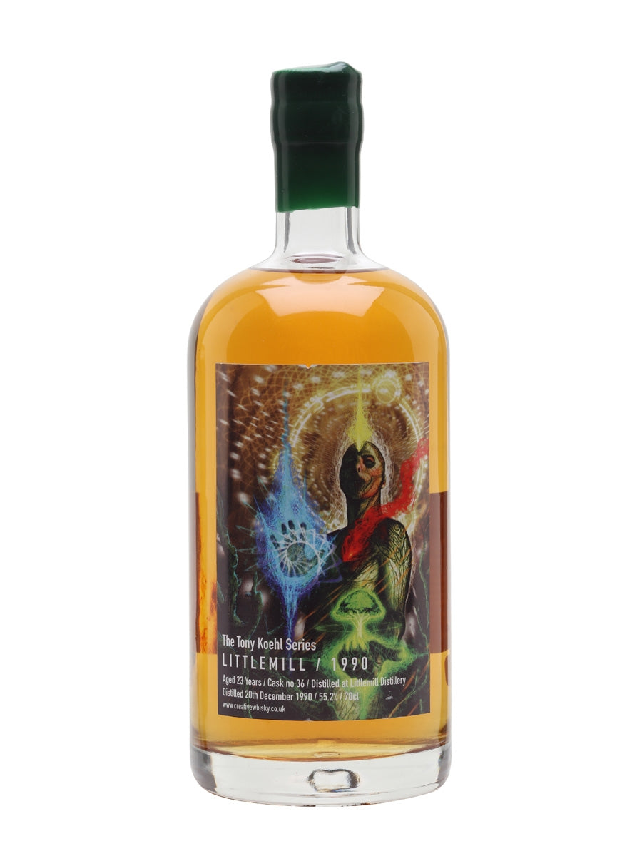 Littlemill 1990 23 Year Old Creative Whisky Company Lowland Single Malt Scotch Whisky | 700ML at CaskCartel.com