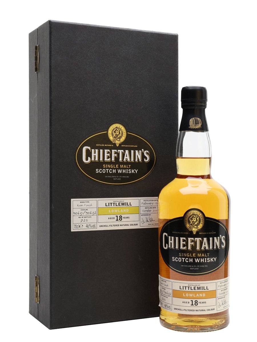 Littlemill 1984 18 Year Old Cask #90631 632 Chieftains Lowland Single Malt Scotch Whisky | 700ML at CaskCartel.com