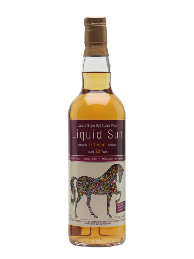 Littlemill 1990 23 Year Old Liquid Sun Lowland Single Malt Scotch Whisky | 700ML at CaskCartel.com